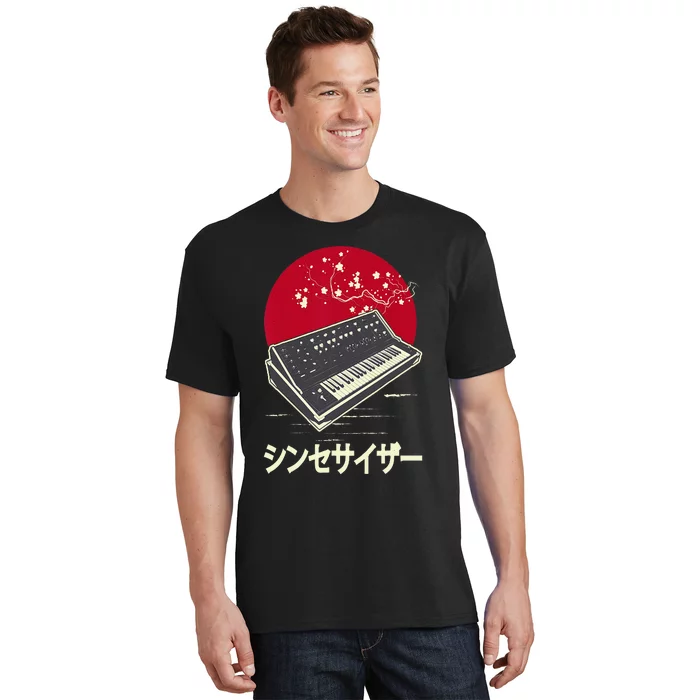 Synthesizer Keyboard Analog Modular Japanese Synth T-Shirt