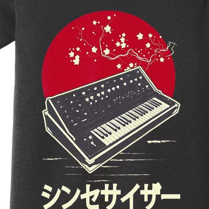 Synthesizer Keyboard Analog Modular Japanese Synth Baby Bodysuit