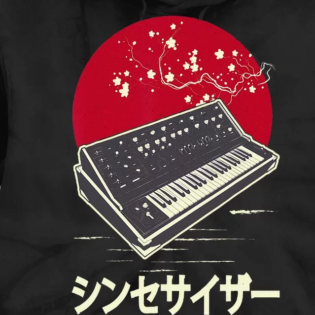 Synthesizer Keyboard Analog Modular Japanese Synth Tie Dye Hoodie