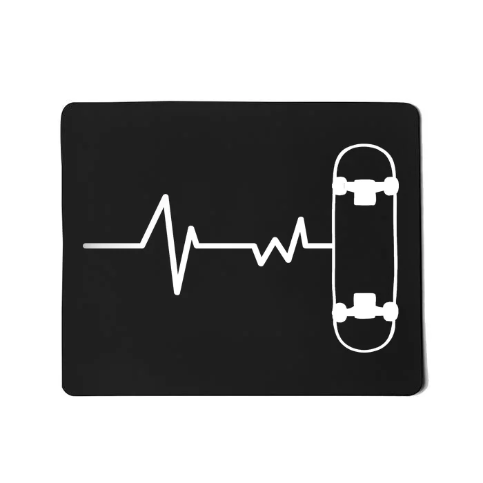 Skateboard Heartbeat Pulse Mousepad