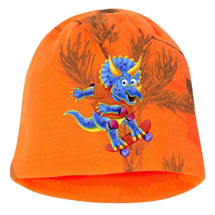 Skateboard Triceratops Kati - Camo Knit Beanie