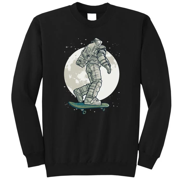 Skater Astronaut Moon Sweatshirt