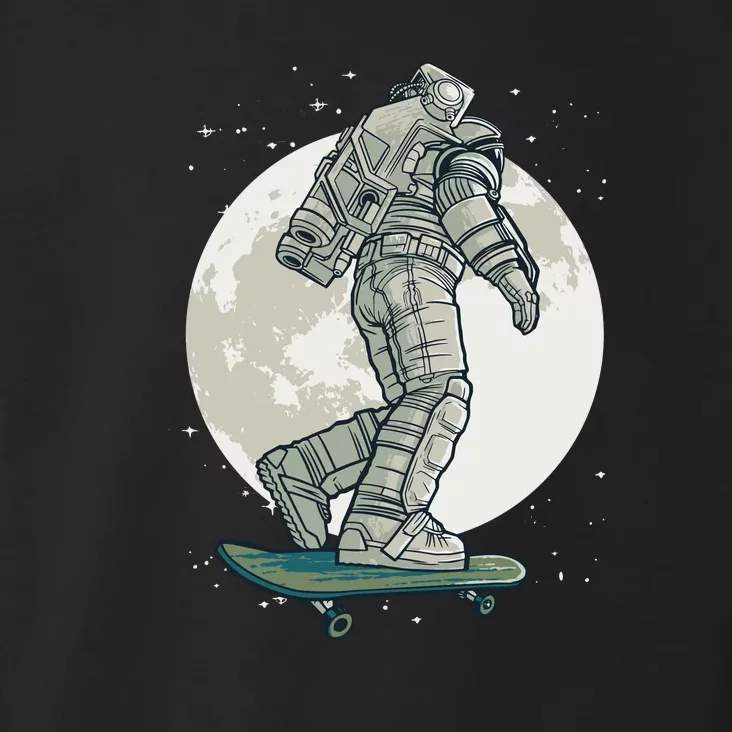 Skater Astronaut Moon Toddler Hoodie