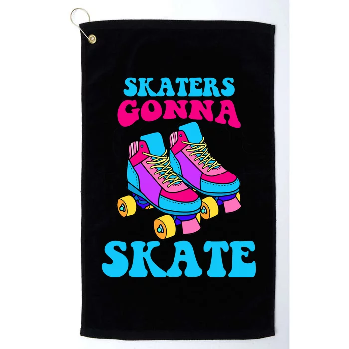 Skaters Gonna Skate Platinum Collection Golf Towel