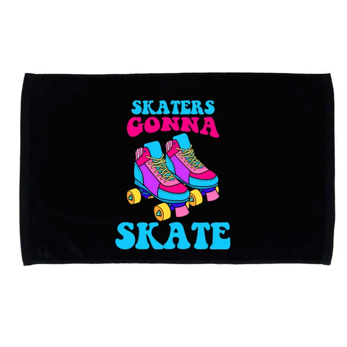 Skaters Gonna Skate Microfiber Hand Towel