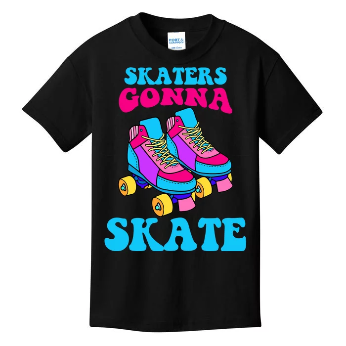 Skaters Gonna Skate Kids T-Shirt