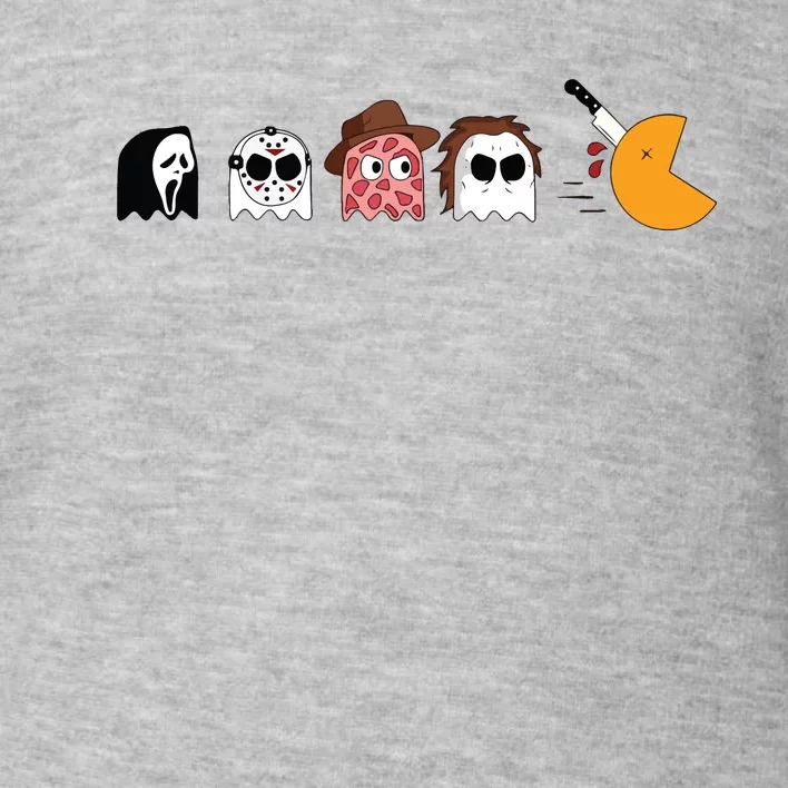 Serial Killer Boo Halloween Serial Killer Ghost Toddler Sweatshirt