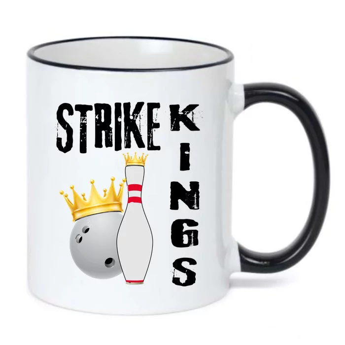 Strike Kings Bowling Logo Black Color Changing Mug