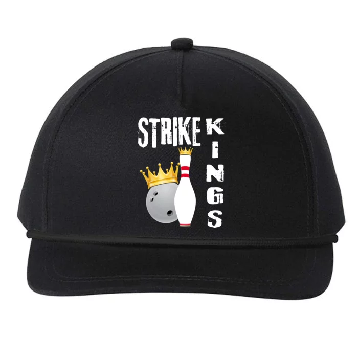 Strike Kings Bowling Logo Snapback Five-Panel Rope Hat