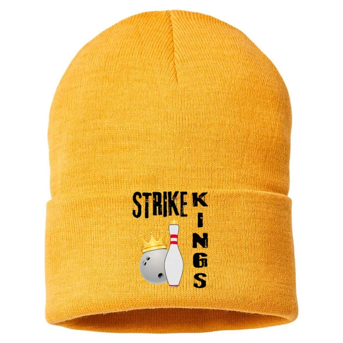 Strike Kings Bowling Logo Sustainable Knit Beanie