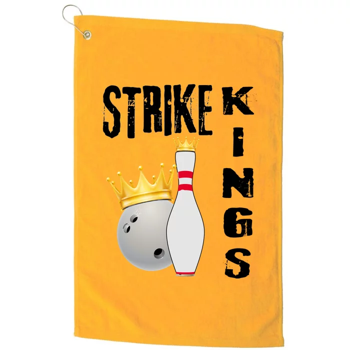 Strike Kings Bowling Logo Platinum Collection Golf Towel