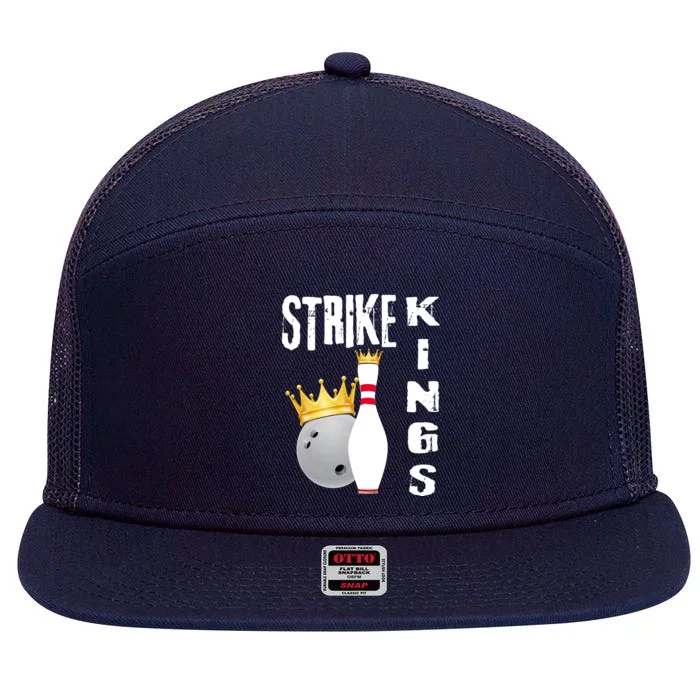 Strike Kings Bowling Logo 7 Panel Mesh Trucker Snapback Hat