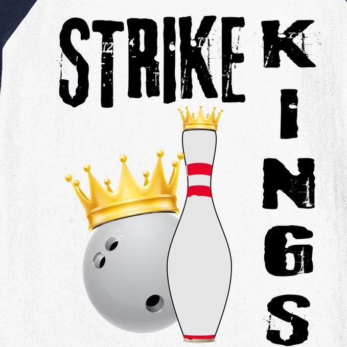 Strike Kings Bowling Logo Baseball Sleeve Shirt