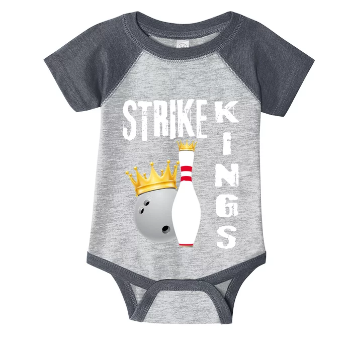 Strike Kings Bowling Logo Infant Baby Jersey Bodysuit