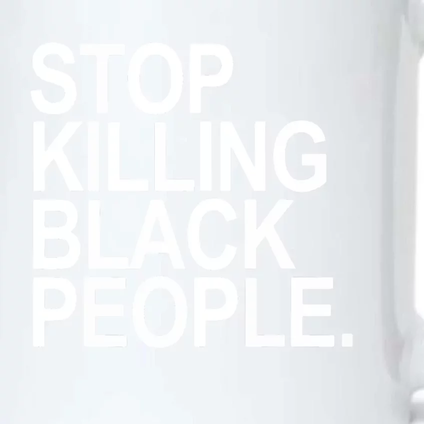 Stop Killing Black People Black Color Changing Mug