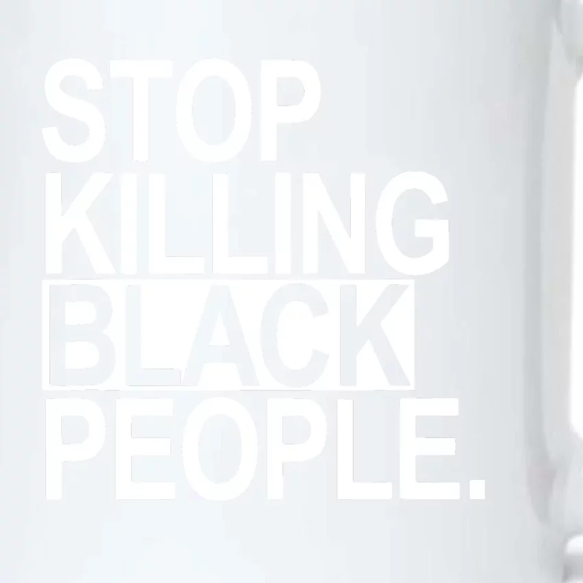 Stop Killing Black People Black Color Changing Mug