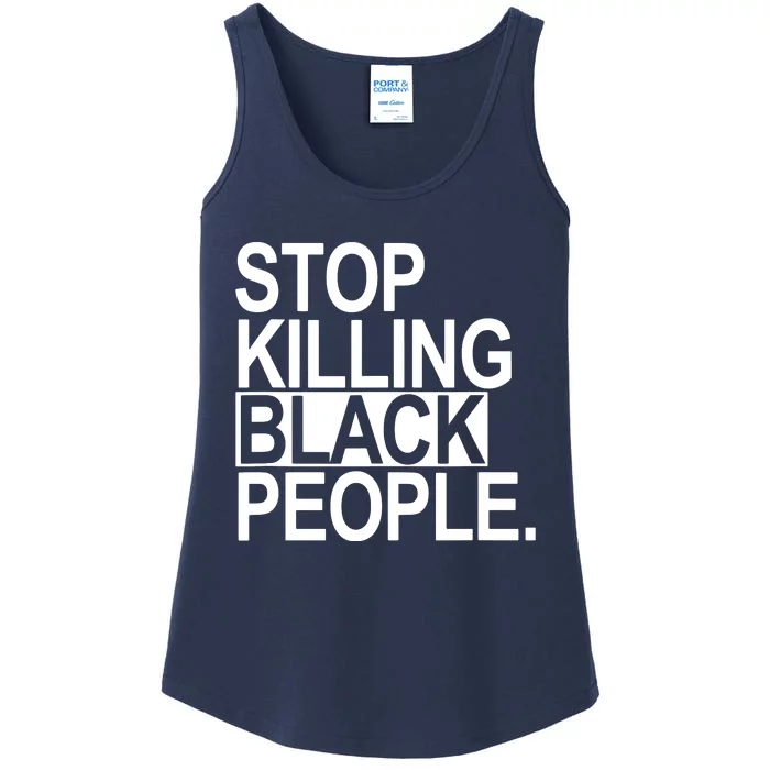 Stop Killing Black People Ladies Essential Tank