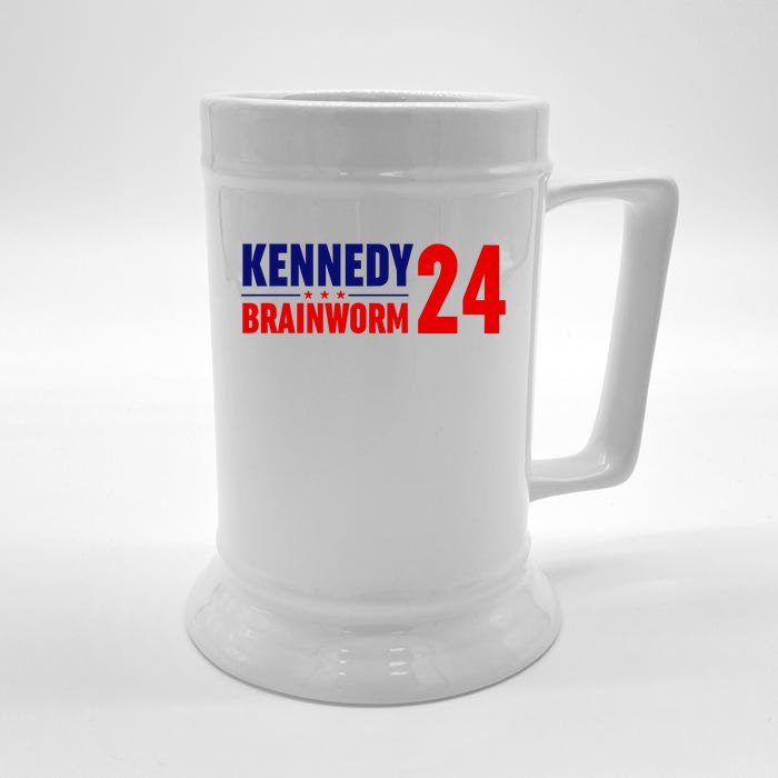 Shitheadsteve Kennedy Brainworm 24 Front & Back Beer Stein