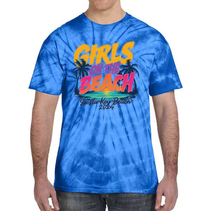 Siesta Key Beach Trip 2024 Gift Tie-Dye T-Shirt