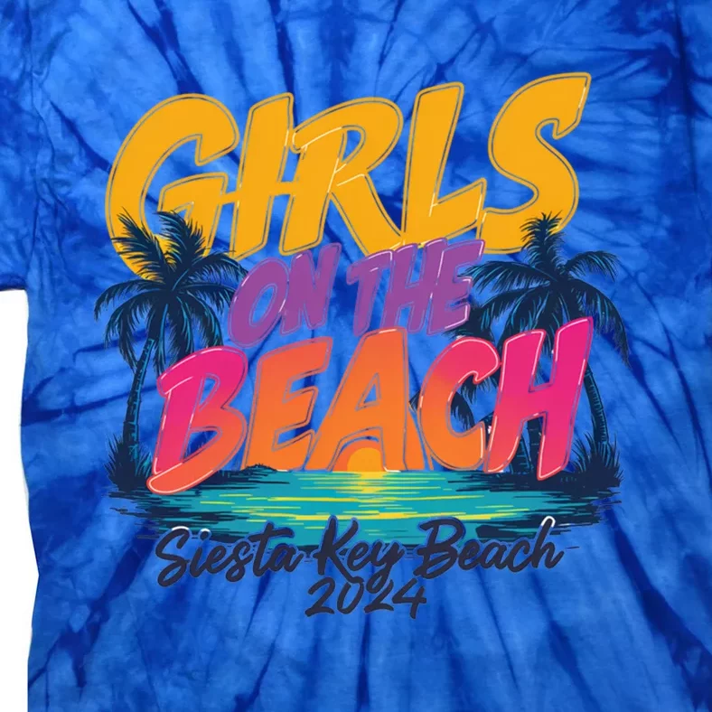 Siesta Key Beach Trip 2024 Gift Tie-Dye T-Shirt