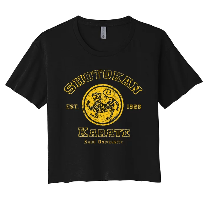 Shotokan Karate Budo University Martial Arts Women's Crop Top Tee