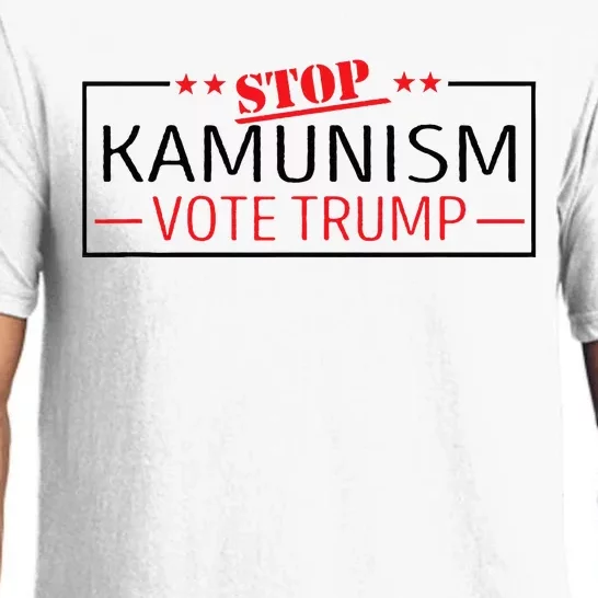 Stop Kamunism Communism Vote Trump 47 Pajama Set