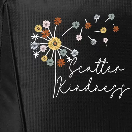 Scatter Kindness Cute Dandelion Wish Inspirational City Backpack