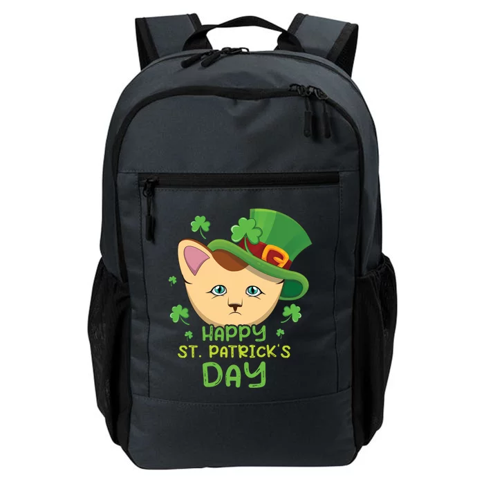 Shamrock Kawaii Cat Cute Cat Happy Saint Patrick Day Cute Gift Daily Commute Backpack