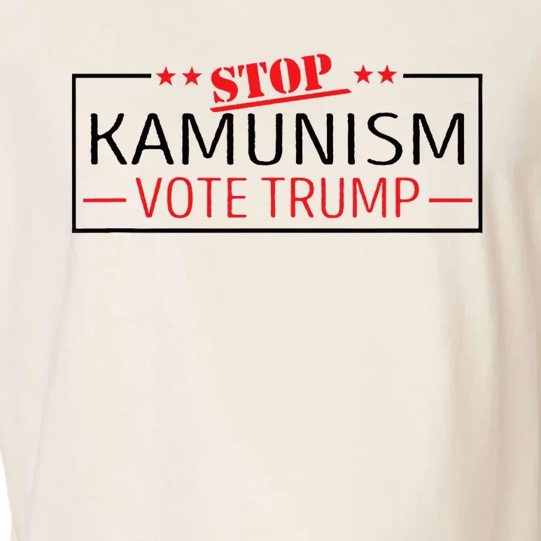 Stop Kamunism Communism Vote Trump 47 Garment-Dyed Women's Muscle Tee