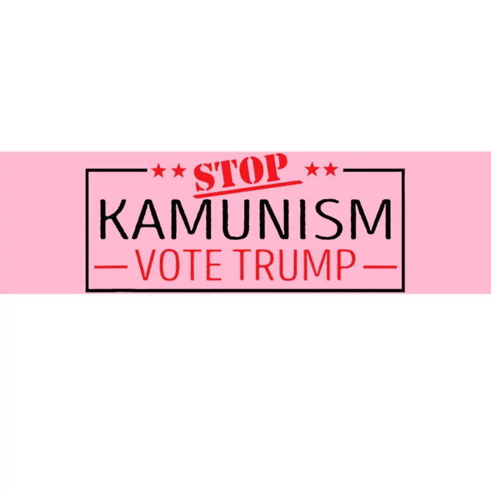 Stop Kamunism Communism Vote Trump 47 Bumper Sticker