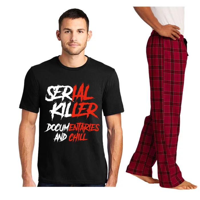 Serial Killer Docutaries And Chill Halloween Gift Pajama Set