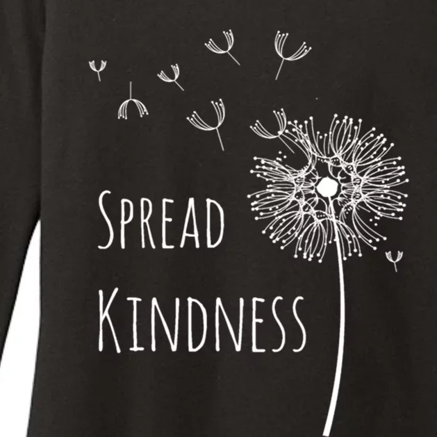 Spread Kindness Dandelion Cute Gift Womens CVC Long Sleeve Shirt