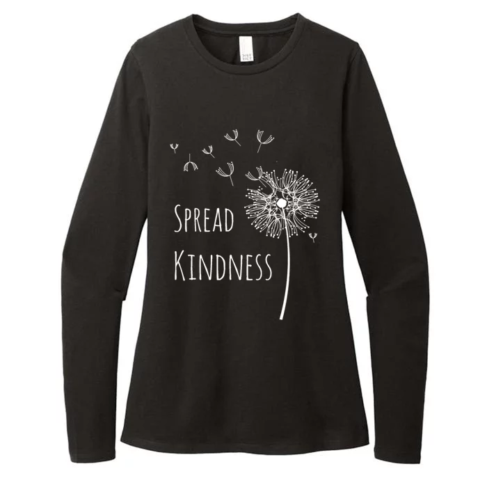 Spread Kindness Dandelion Cute Gift Womens CVC Long Sleeve Shirt