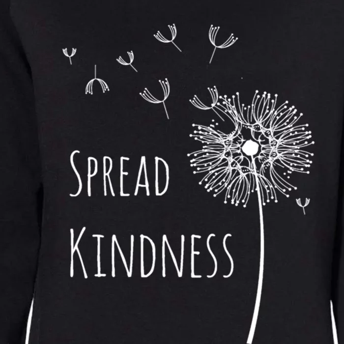 Spread Kindness Dandelion Cute Gift Womens California Wash Sweatshirt