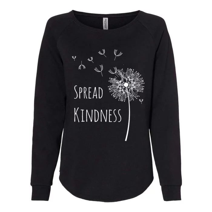 Spread Kindness Dandelion Cute Gift Womens California Wash Sweatshirt