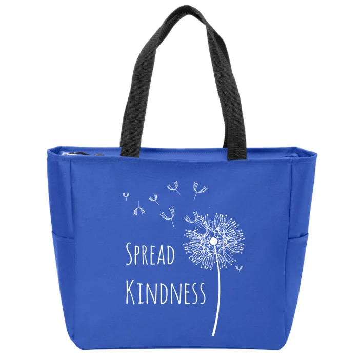 Spread Kindness Dandelion Cute Gift Zip Tote Bag