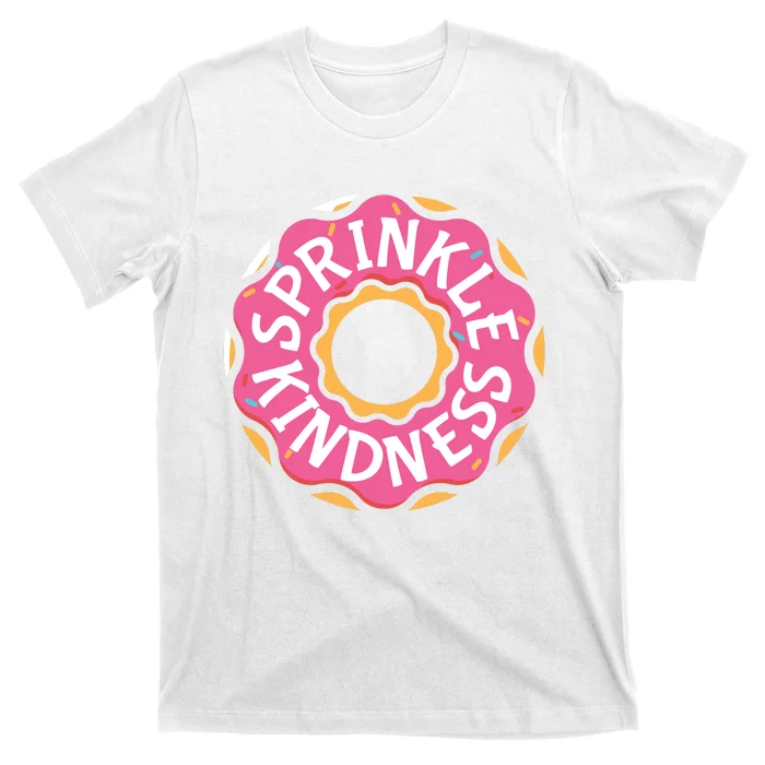 Sprinkle Kindness Donut Graphic Plus Size Shirt For Girl Boy Unisex T-Shirt