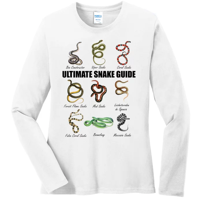 Snakes Kids Educational Serpent Zookeeper Reptile Lover Ladies Long Sleeve Shirt