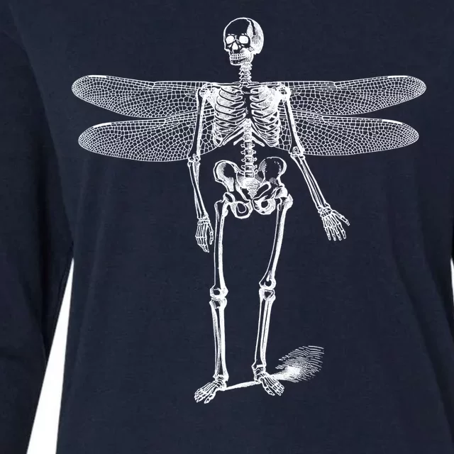 Skeleton Fairy Grunge Womens Cotton Relaxed Long Sleeve T-Shirt