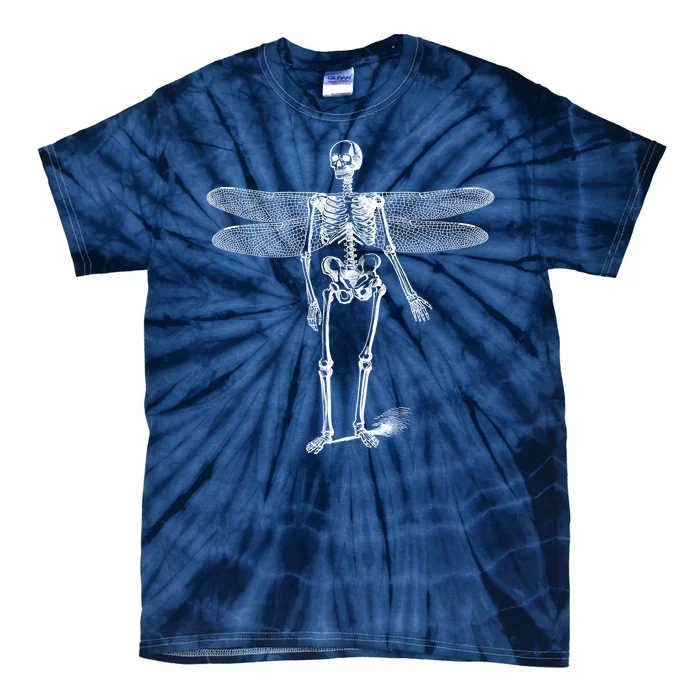 Skeleton Fairy Grunge Tie-Dye T-Shirt