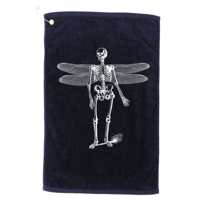 Skeleton Fairy Grunge Platinum Collection Golf Towel