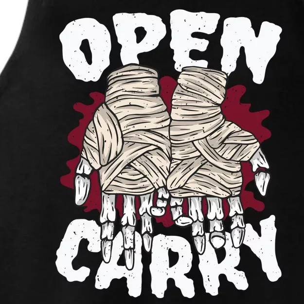 Skeleton Open Carry Boxing Ladies Tri-Blend Wicking Tank