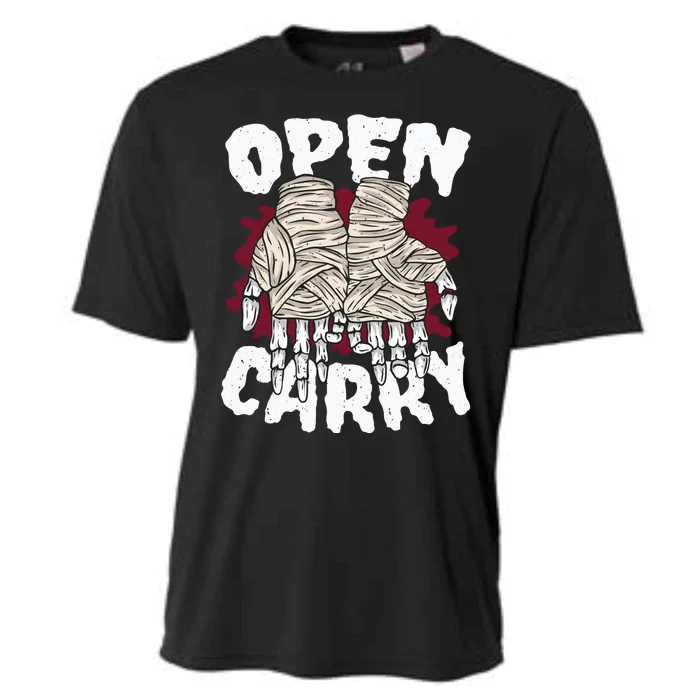 Skeleton Open Carry Boxing Cooling Performance Crew T-Shirt