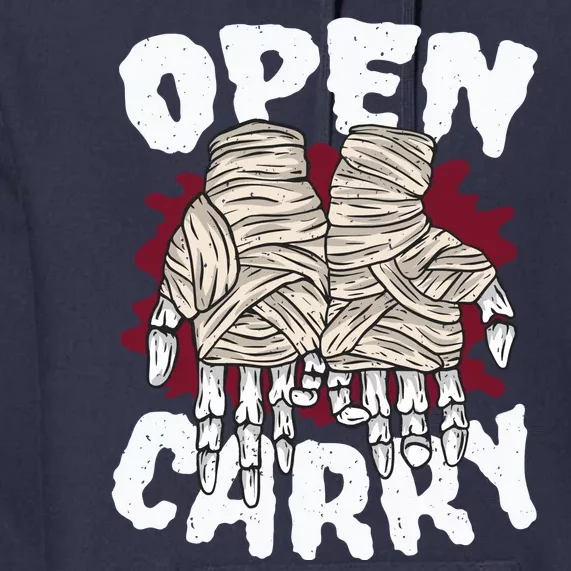 Skeleton Open Carry Boxing Premium Hoodie