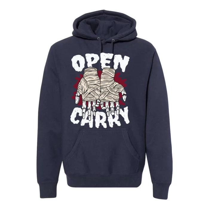 Skeleton Open Carry Boxing Premium Hoodie