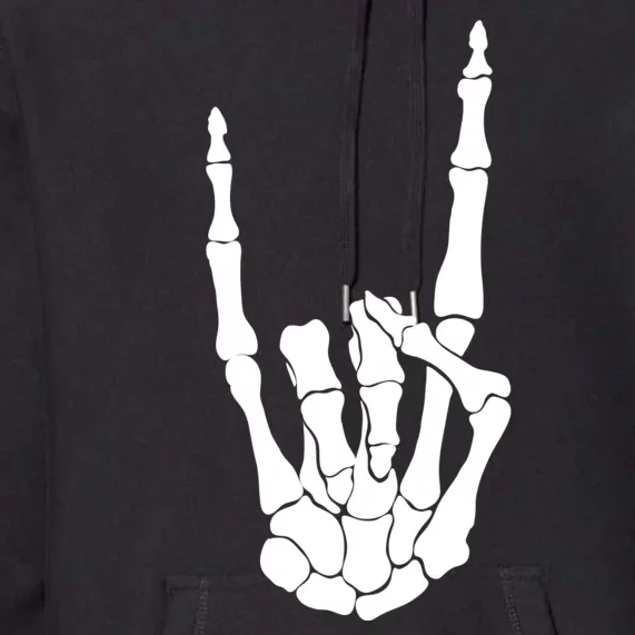 Skeleton Rocks Premium Hoodie