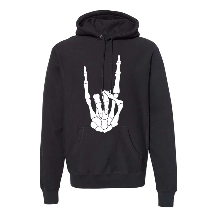 Skeleton Rocks Premium Hoodie