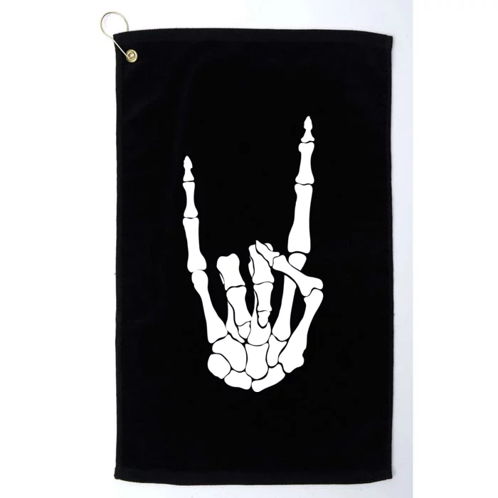 Skeleton Rocks Platinum Collection Golf Towel