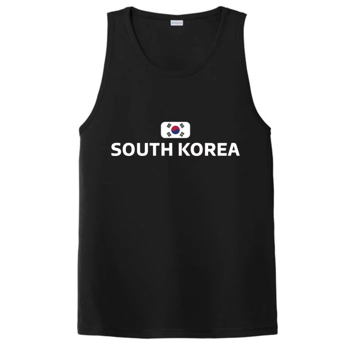 South Korea Flag Performance Tank