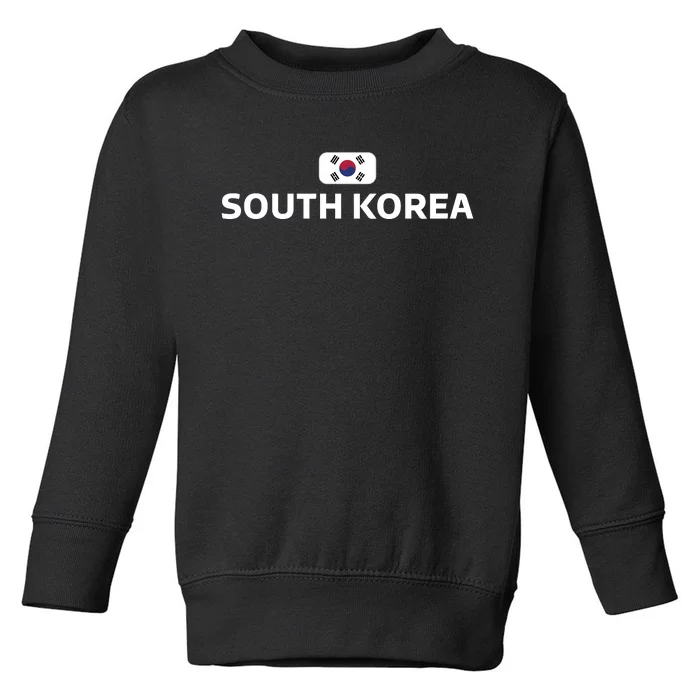 South Korea Flag Toddler Sweatshirt